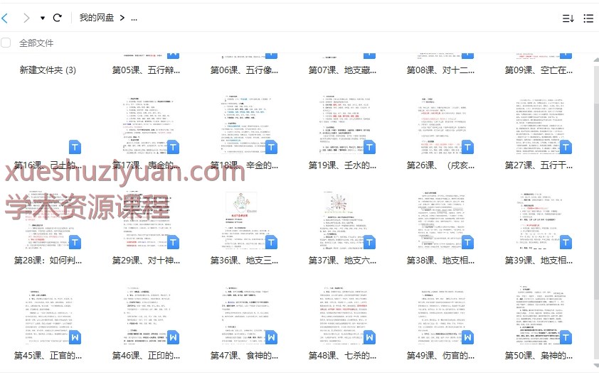 盲派命学精修大全 高德臣盲派四柱八字命学大成精修班60本Y插图