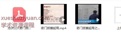 陈春林 龙伏山人 奇门括囊起局2集视频+课件插图