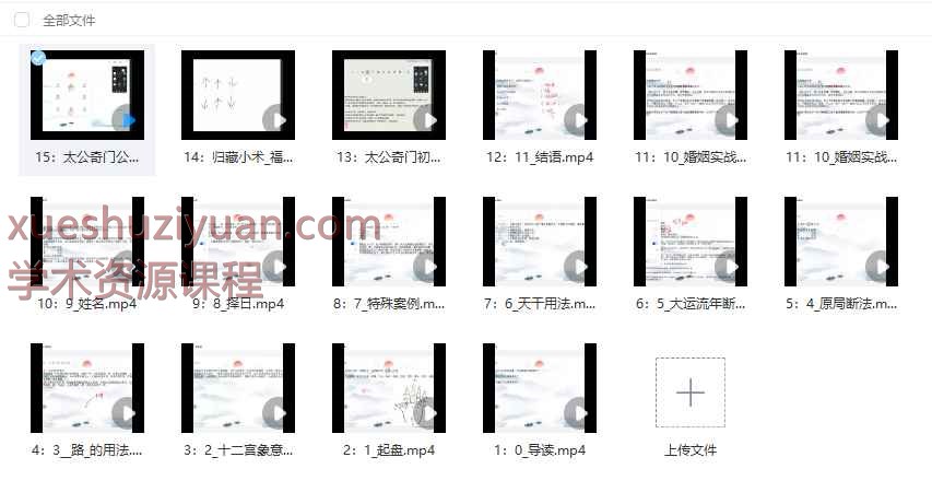 太公奇门速成班：每天一小时，五天后可断命15节视频Y插图