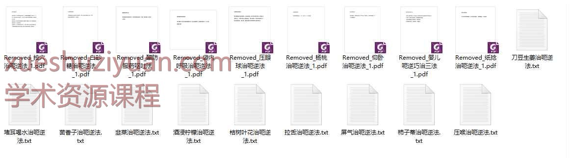 民间秘法调理打嗝（也就是呃逆）PDF电子文档19本Y插图