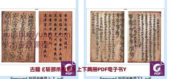 古籍《斩邪杀鬼录》上下两册PDF电子书Y插图