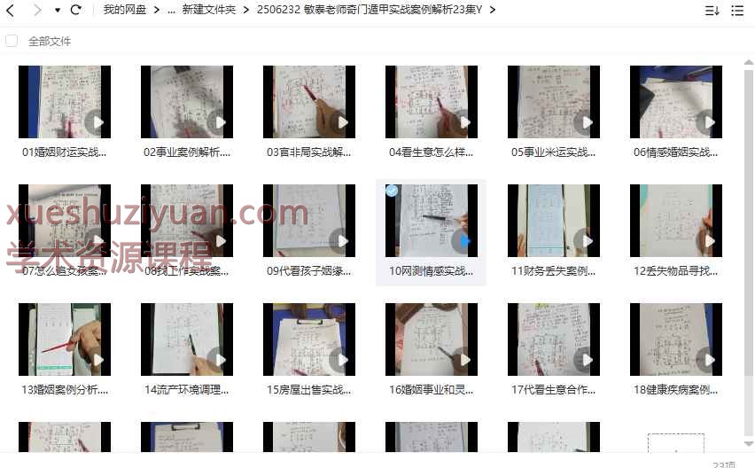 敏泰老师奇门遁甲实战案例解析23集Y插图