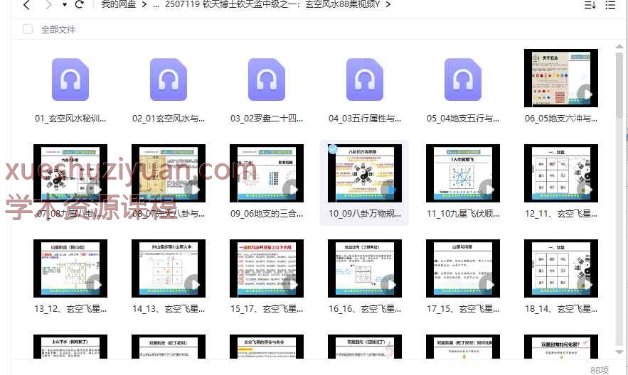 钦天博士钦天监中级之一：玄空风水88集视频Y插图