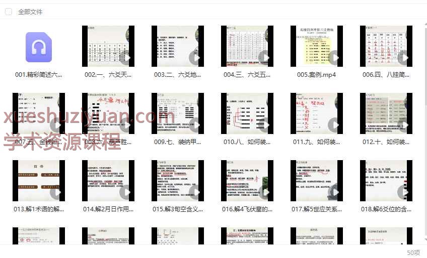 赵奕臻占卜绝技葫芦胜算六爻视频50集Y插图