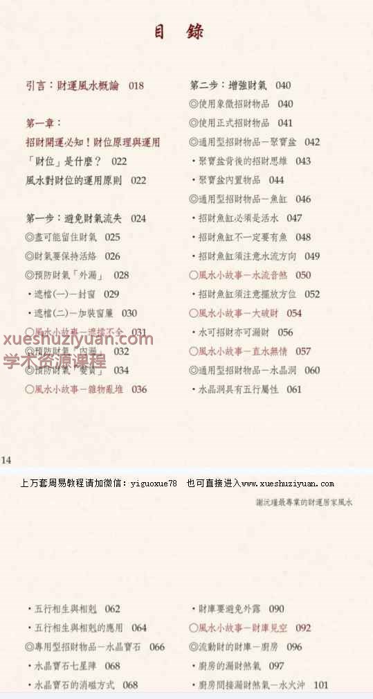 谢沅瑾《最专业的财运居家风水》210页Y插图1