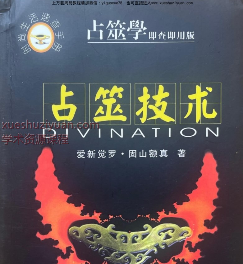 赵向阳占筮技术PDF文档312页Y插图