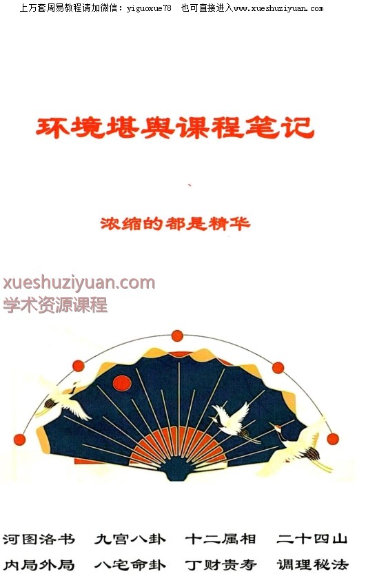 于城道环境堪舆课程笔记《天玉秘函财富风水传承班》255页Y插图