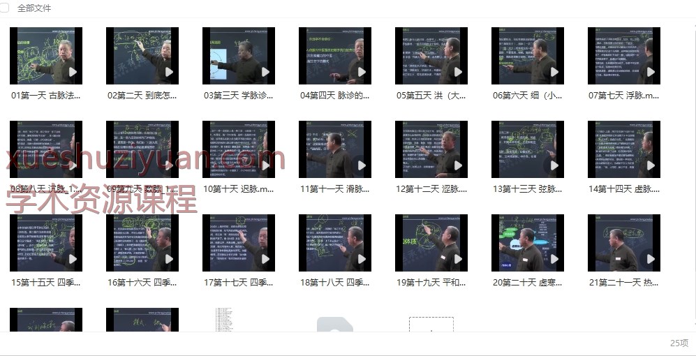 快速学把脉23集视频Y插图