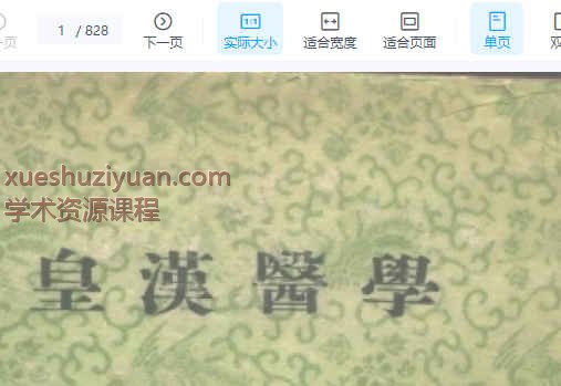 皇汉医学828p插图