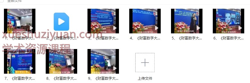 徐子辰《财富数字大师班》9集，每节1.5小时左右Y插图