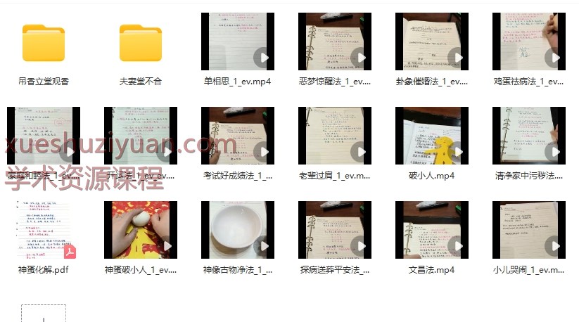 250874 小凤仙翻蛋法事，视频+图片+资料Y插图1