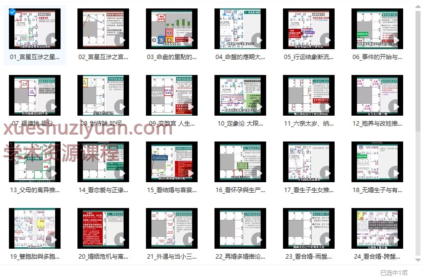 玄易门紫微斗数徒弟班43集视频课Y插图