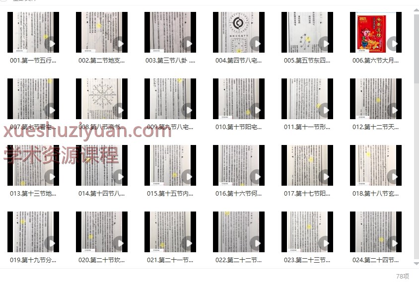 云野老师《王公阳宅神断》讲解视频78集Y插图