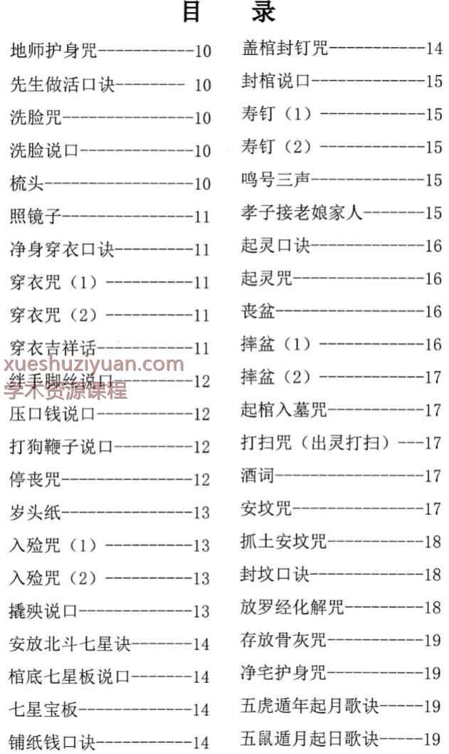 殡葬详解–出黑口诀大全、迁坟立碑合葬、镇破护身口诀、真传一句话173页–彩扫–400线(1)_1插图2