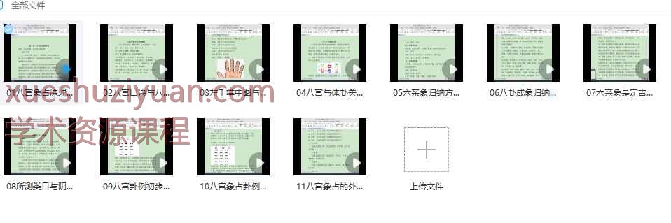 2508173 ㊙️《八宫象占体系运用课程》11集视频课Y插图