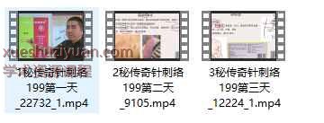张振虎道医秘传奇针刺络精品网课3集视频课Y插图