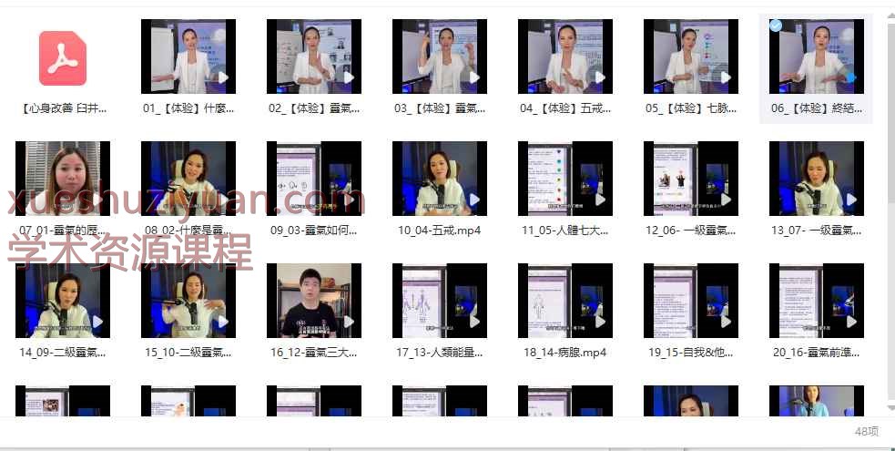 宇宙姐姐臼井灵气大师线上课程47集视频+课件Y插图