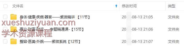 2508159赵财猫·紫微斗数小课专题3套视频大合集Y 身体·健康·疾病·器官——紫微精讲 【11节】插图