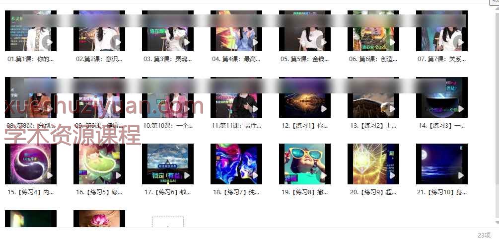 詹唐宁《显化心法 高阶》线上课精华二营23节视频课Y插图