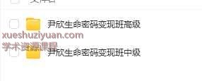 尹欣生命数字密码变现班中级➕高级 30集视频+课件Y插图