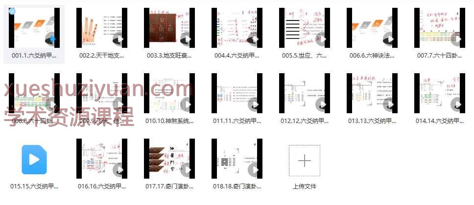 易凡轩 《秋季班 六爻纳甲》18节 视频课Y插图1