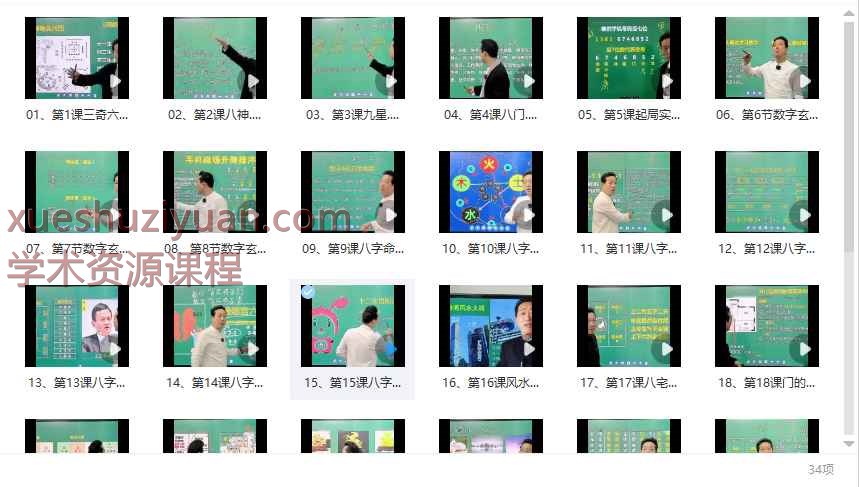 2508204军师张仪《玄数奇门传承弟子班》33集➕《玄数奇门教材》内部资料1份Y插图