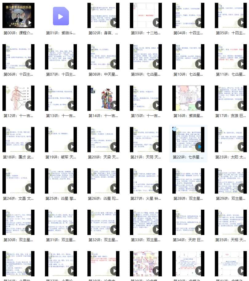 郭子谊-紫微斗数零基础到实战应用48集视频插图 郭子谊-紫微斗数零基础到实战应用48集视频插图