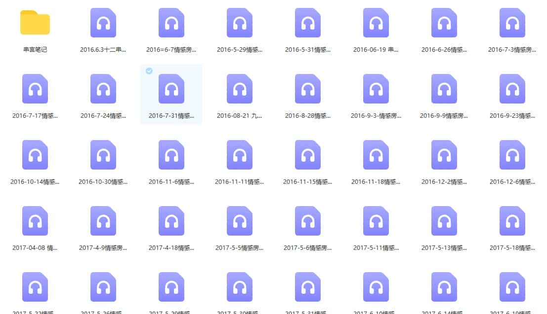 沙漠绿洲 2016八字串宫情感房间录音42集+笔记资料插图