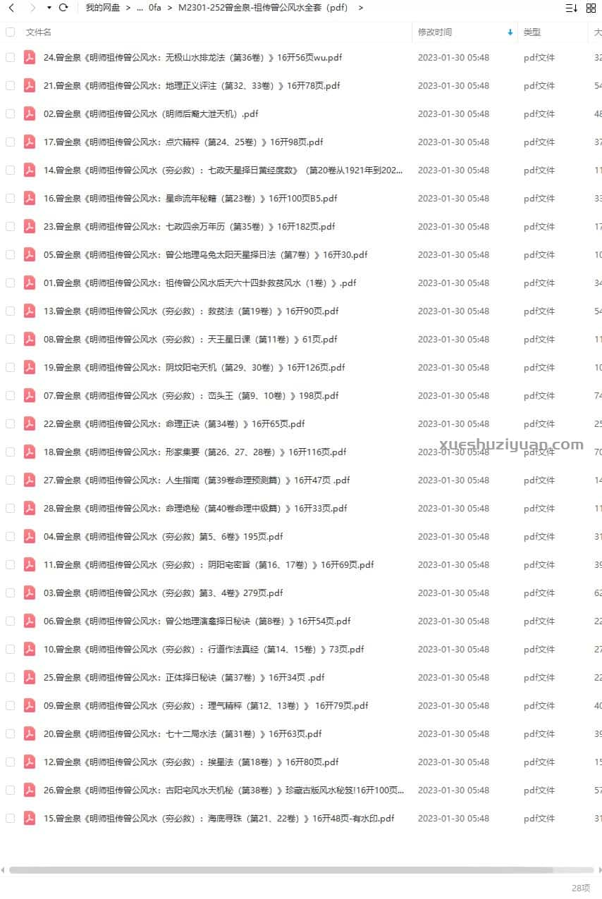 曾金泉 祖传曾公风水全套（pdf）28本40卷.pdf 曾金泉风水家藏插图1