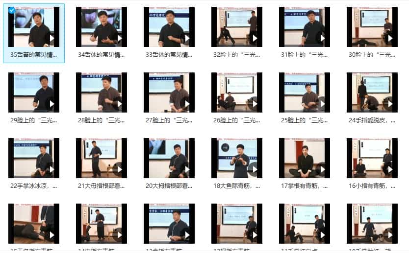 迷罗-中医智慧与瑜伽相结合手诊面诊舌诊特训营 35节视频插图